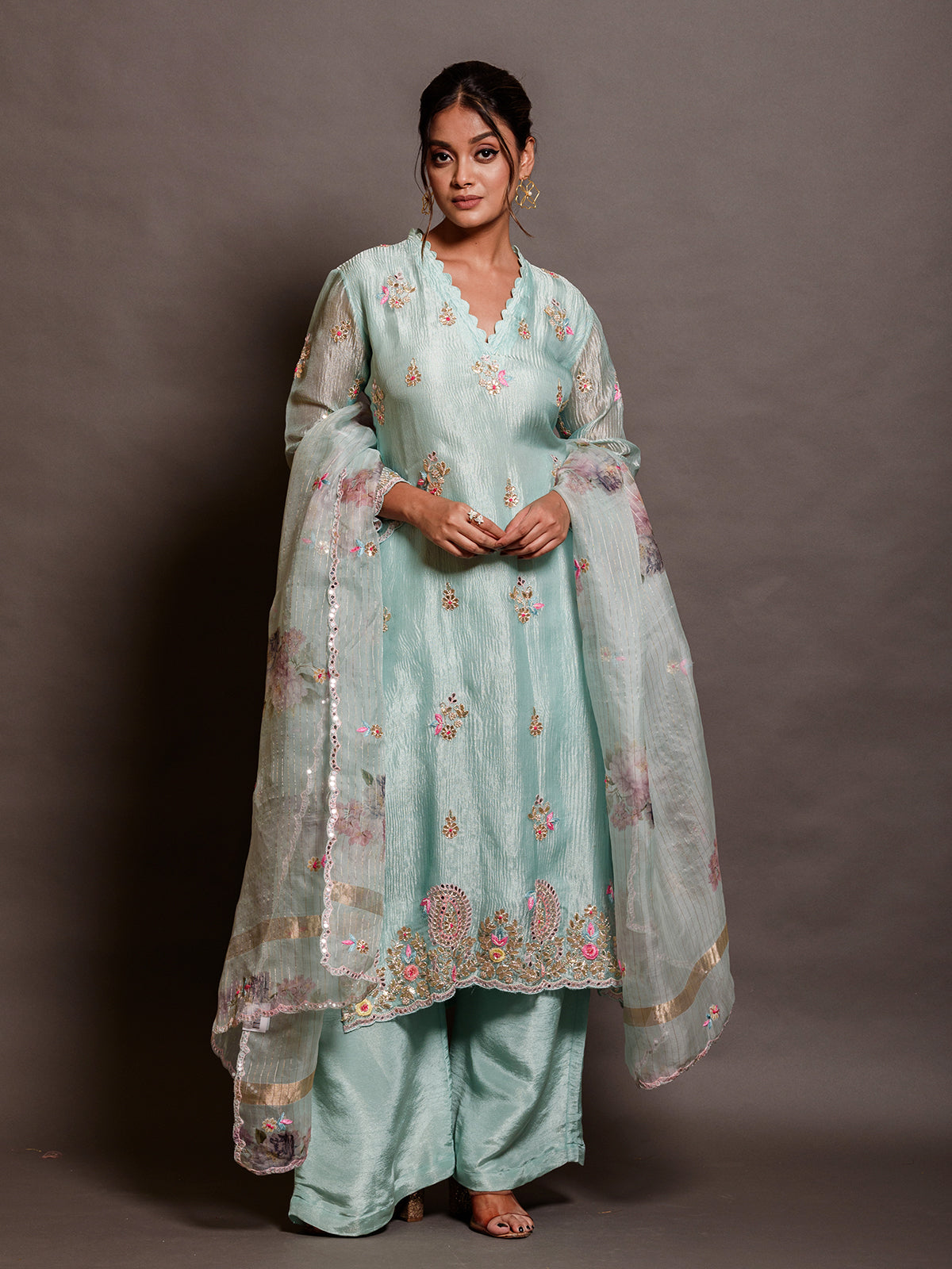 Ocean Breeze Blue Kurta SET