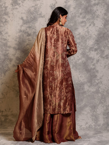 Hazelnut Harmony Brown Kurta Set