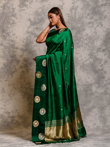 Green Silk saree