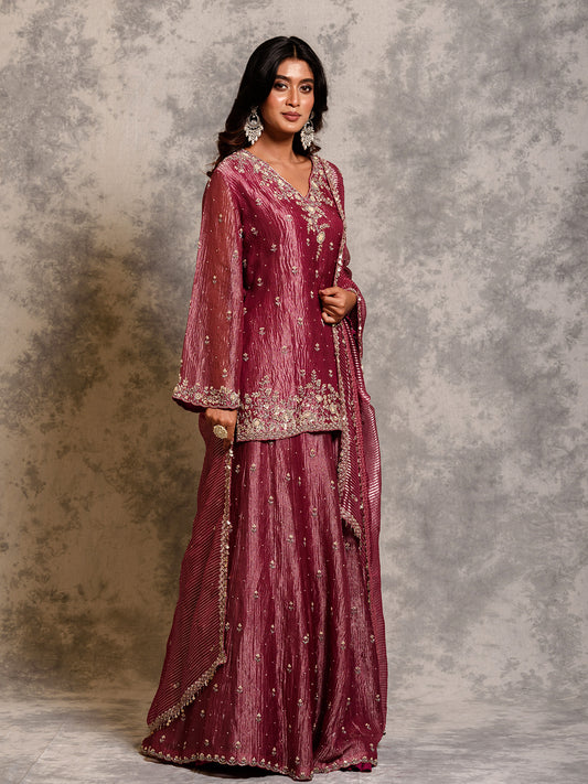 Coral Pink Kurta Set