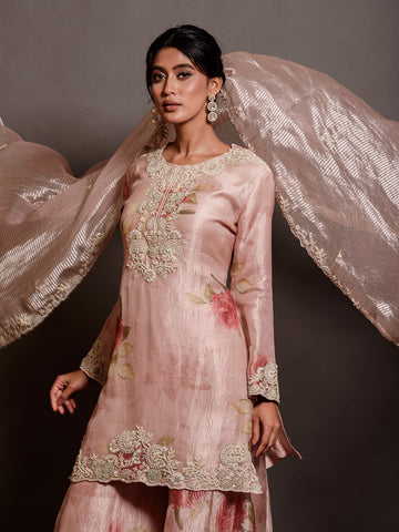 Subtle Rosy Glow Kurta Set