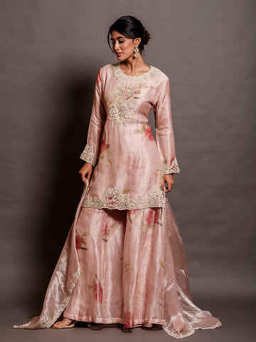 Subtle Rosy Glow Kurta Set